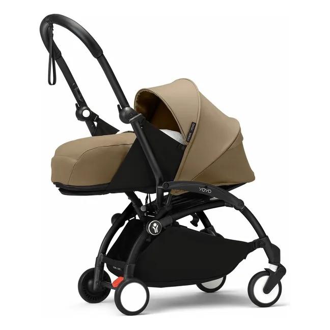 Poussette YOYO³ complète 0+ et 6+ Châssis noir | Toffee
