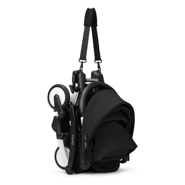 Silla de paseo para recién nacidos YOYO³ 0+ Chasis negro | Negro