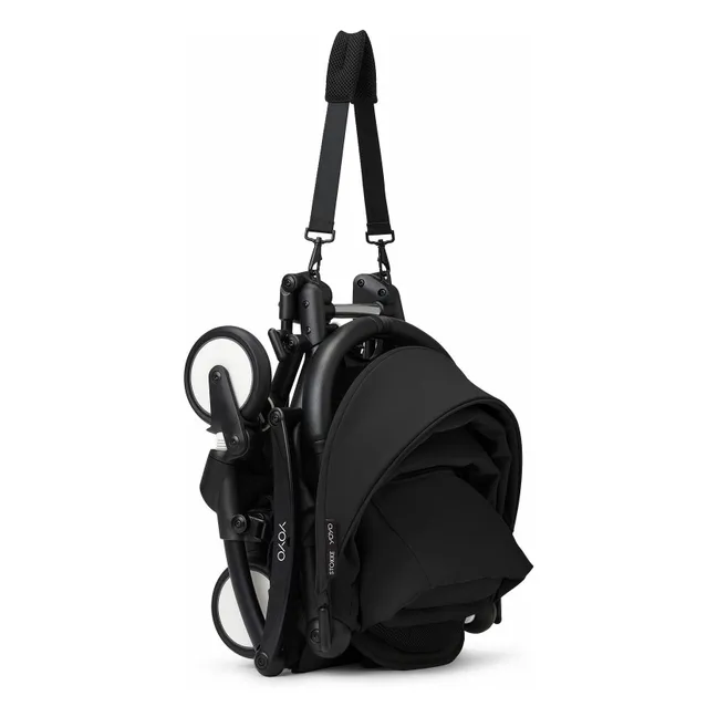 Poussette YOYO³ complète 0+ et 6+ Châssis noir | Noir