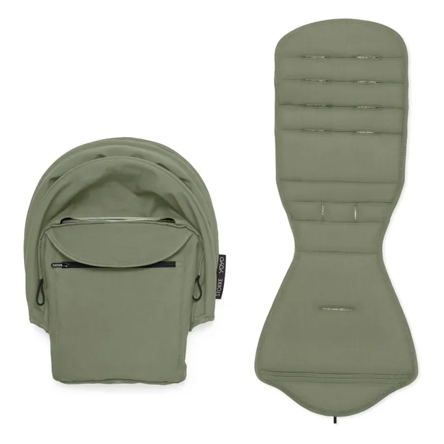 YOYO³ 6+ Pushchair White frame | Olive