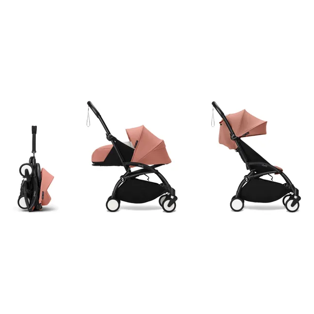 YOYO³ silla de paseo completa 0+ y 6+ Chasis negro | Ginger