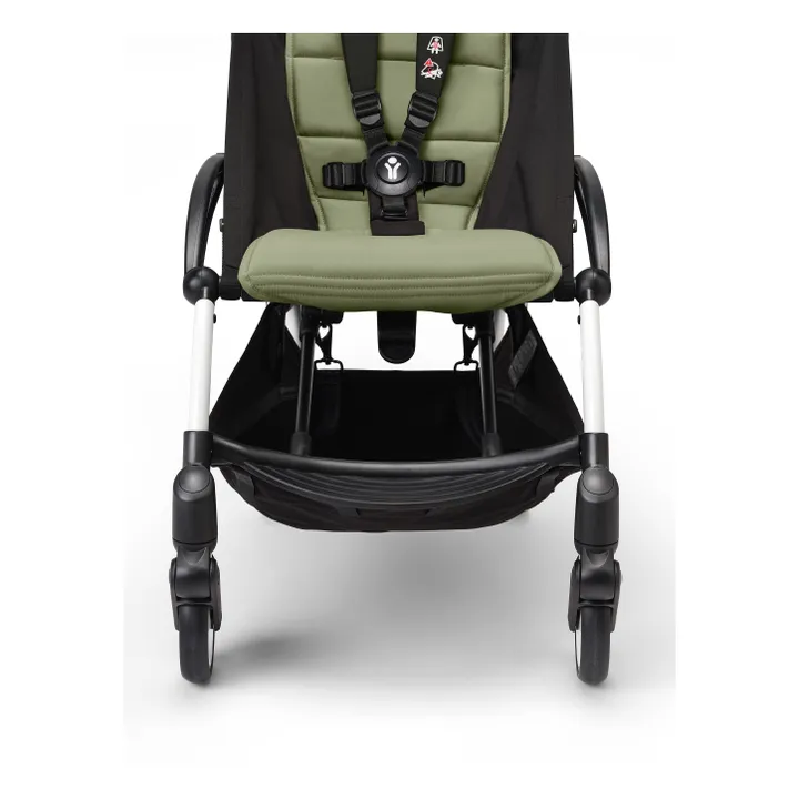 Poussette YOYO³ 6+ Châssis blanc | Olive- Image produit n°7