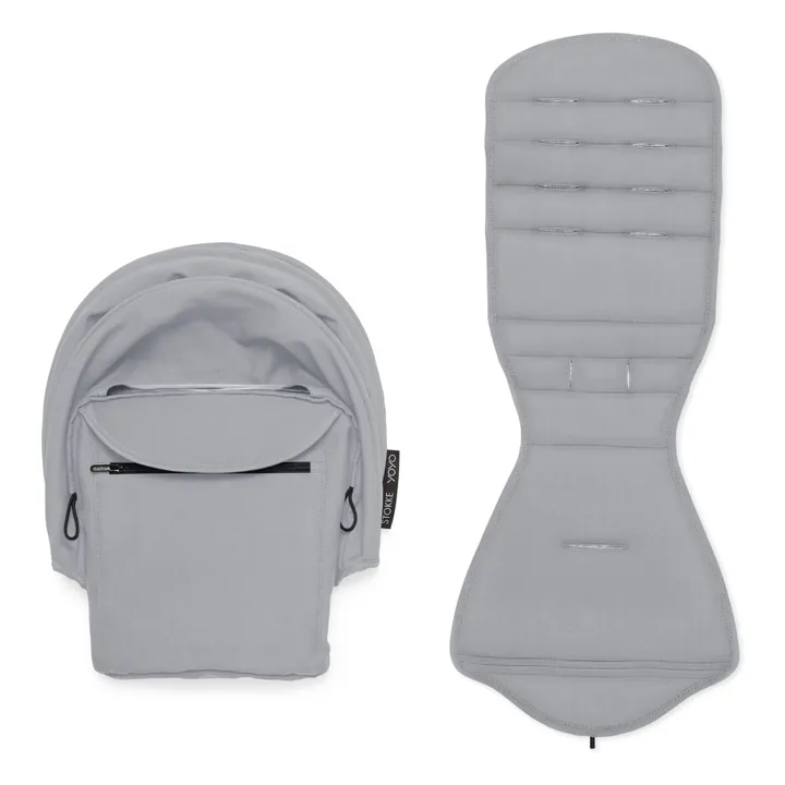 Poussette YOYO³ 6+ Châssis blanc | Stone- Image produit n°6