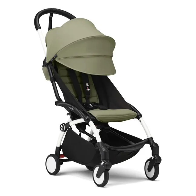 YOYO³ 6+ Pushchair White frame | Olive