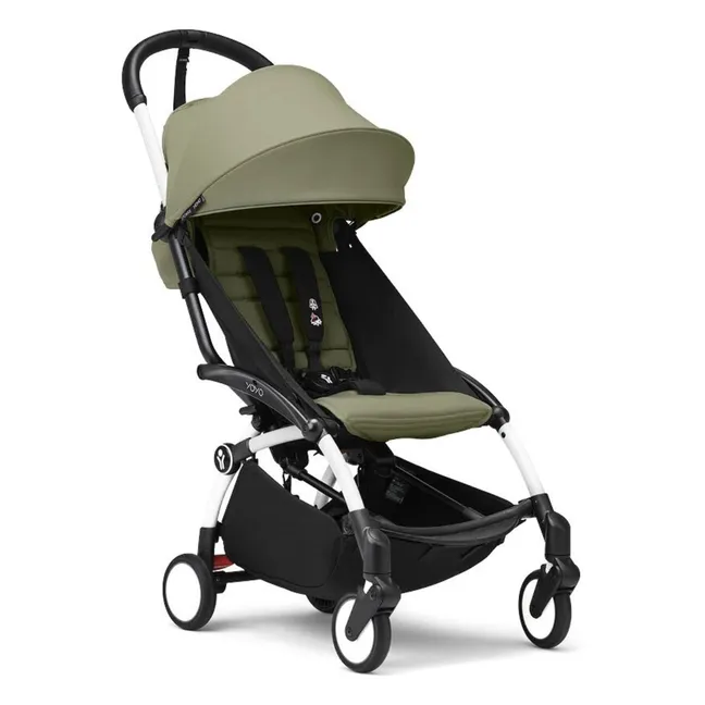 YOYO³ 6+ Pushchair White frame | Olive