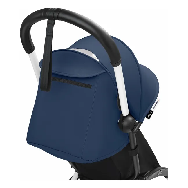 Cochecito YOYO³ 6+ Chasis blanco | Azul Air France