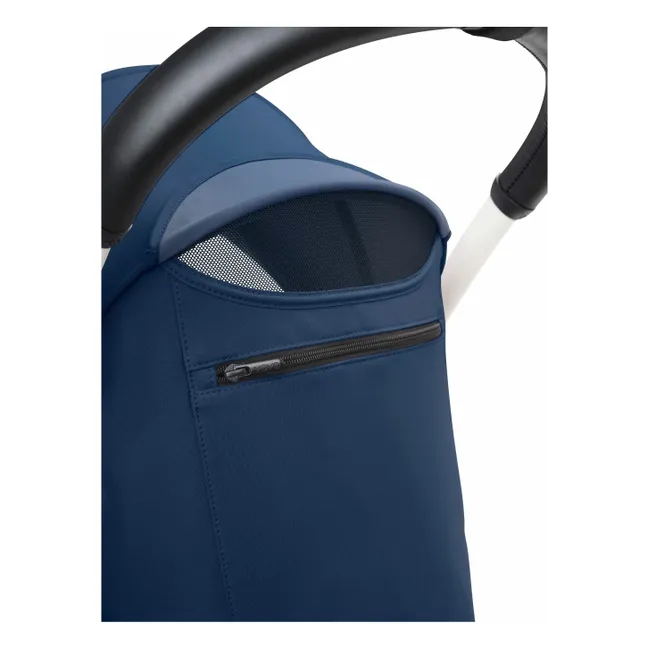 Cochecito YOYO³ 6+ Chasis blanco | Azul Air France