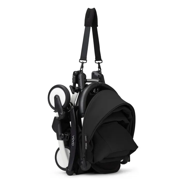 Cochecito YOYO³ 6+ Chasis blanco | Negro- Imagen del producto n°6