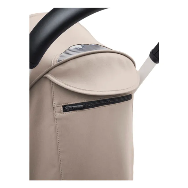 Poussette YOYO³ 6+ Châssis blanc | Taupe