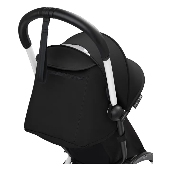 Cochecito YOYO³ 6+ Chasis blanco | Negro- Imagen del producto n°2