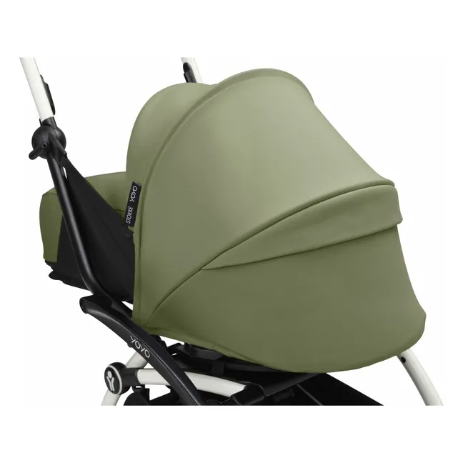 YOYO³ 0+ cochecito recién nacido Chasis blanco | Olive