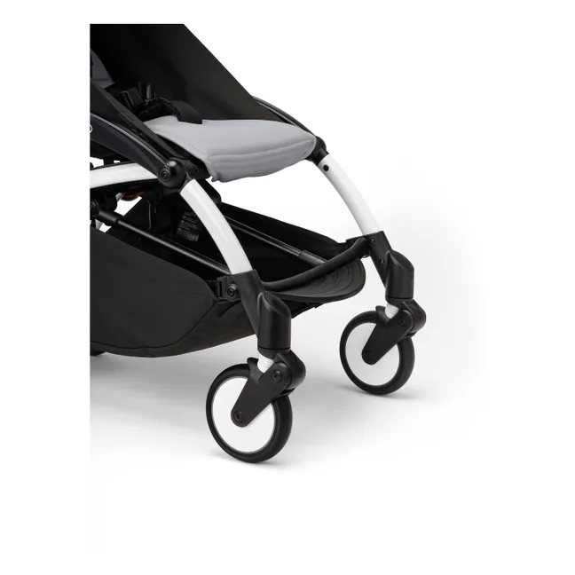 YOYO³ 0+ cochecito recién nacido Chasis blanco | Stone