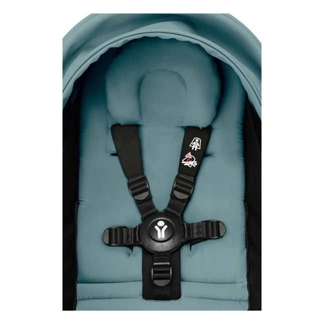 YOYO³ 0+ cochecito recién nacido Chasis blanco | Agua