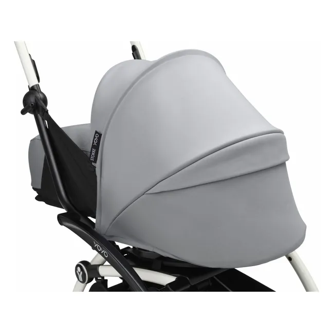 YOYO³ 0+ cochecito recién nacido Chasis blanco | Stone