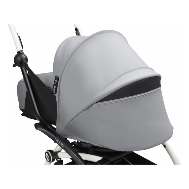 YOYO³ 0+ cochecito recién nacido Chasis blanco | Stone