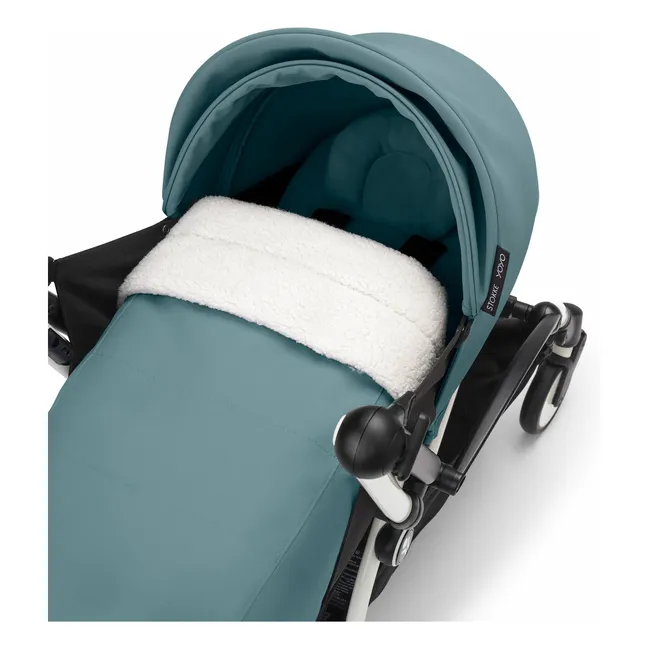 YOYO³ 0+ cochecito recién nacido Chasis blanco | Agua