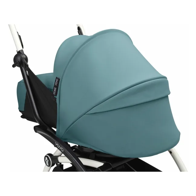 YOYO³ 0+ cochecito recién nacido Chasis blanco | Agua