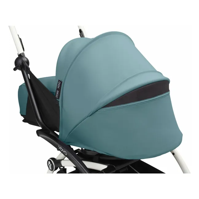YOYO³ 0+ cochecito recién nacido Chasis blanco | Agua