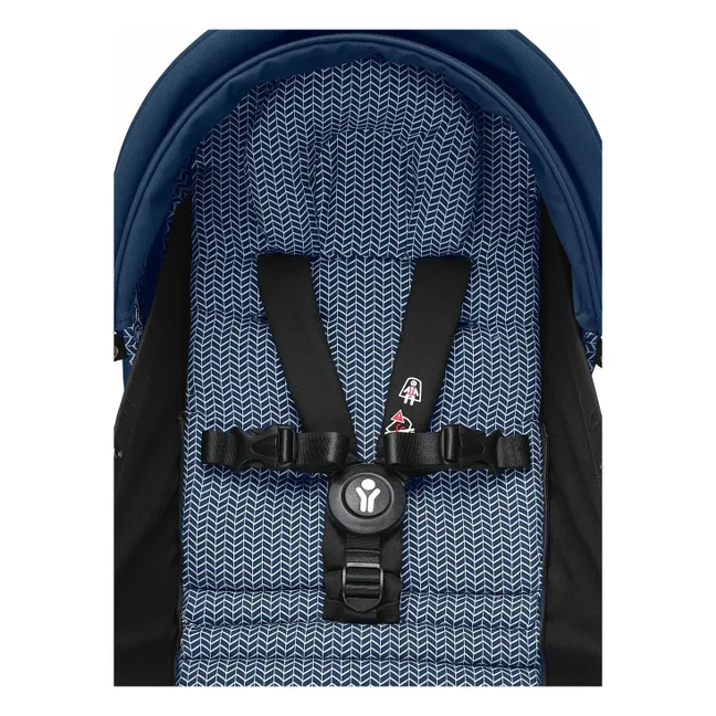 YOYO³ 0+ cochecito recién nacido Chasis blanco | Azul Air France