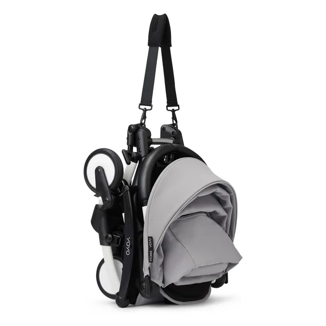 YOYO³ complete stroller 0+ and 6+ White frame | Stone