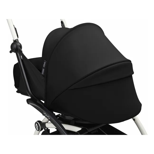 YOYO³ 0+ cochecito recién nacido Chasis blanco | Negro