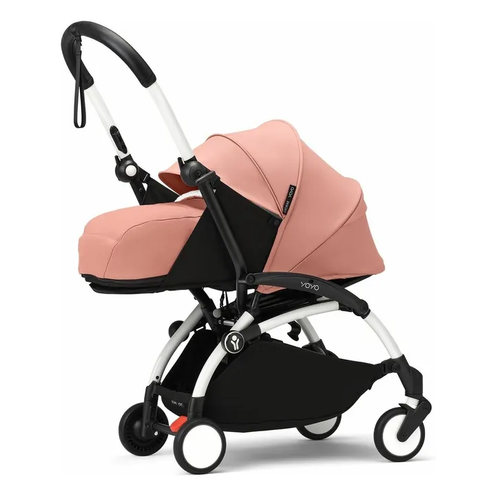 Poussette YOYO³ complète 0+ et 6+ Châssis blanc | Ginger- Image produit n°2