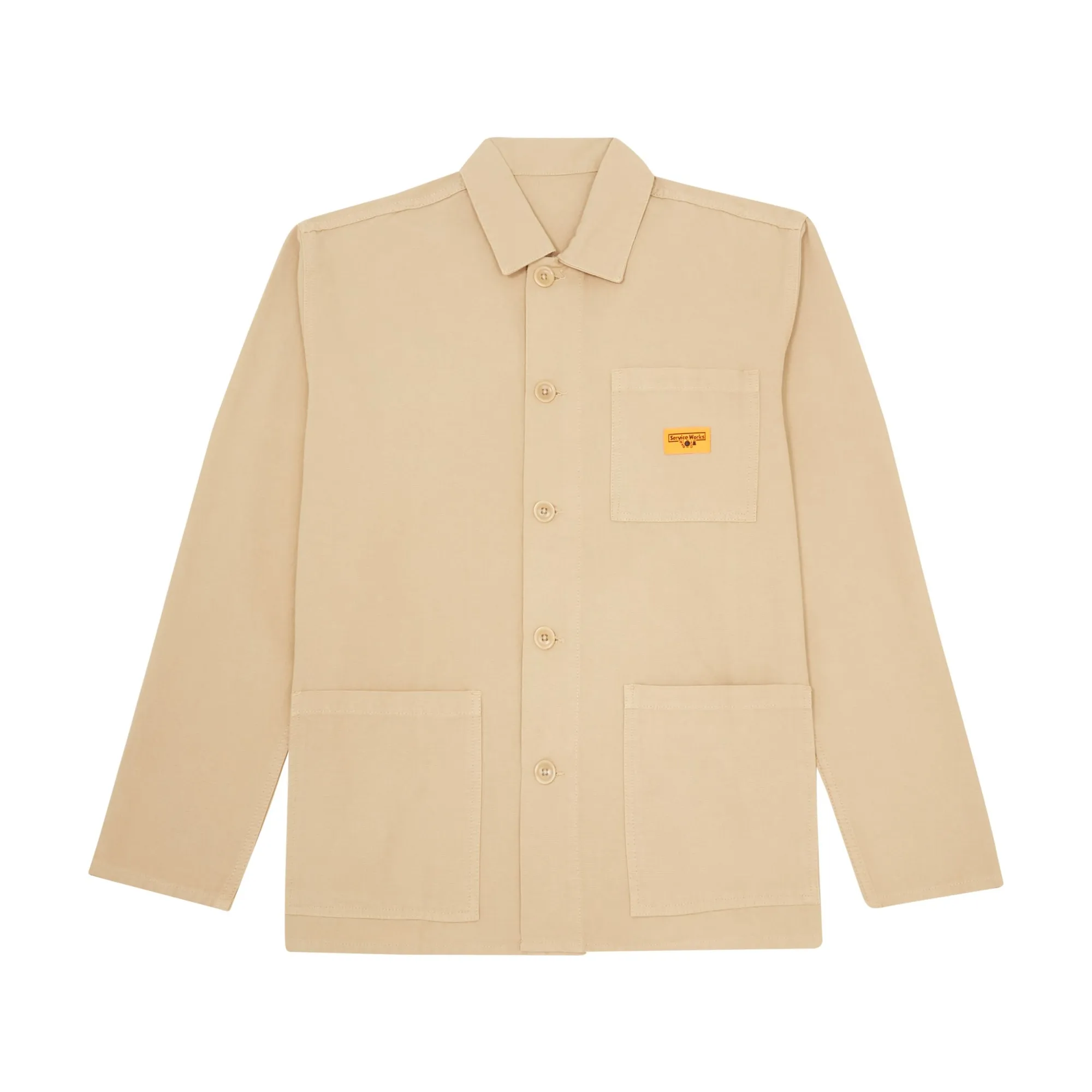 Service Works Beige Coverall Organic Cotton Jacket