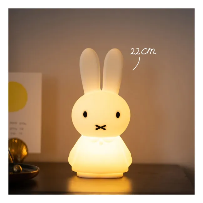 Luce notturna sensibile al tocco di Miffy | Bianco