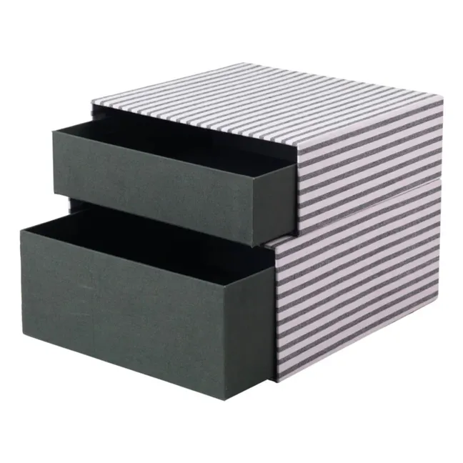 Boîtes de rangement en carton Cecelia - Set de 2 | Lilla