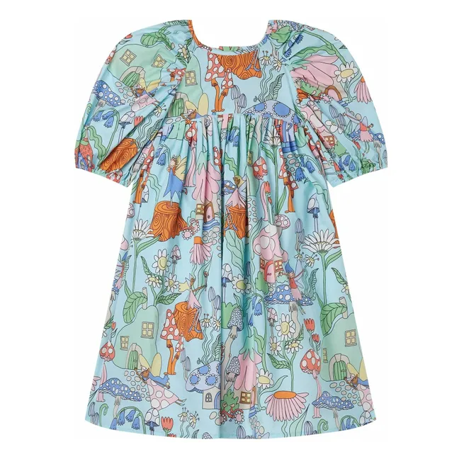 Abito a fiori | Azzurro