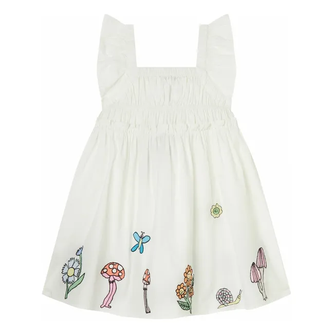Robe Foncée Fleurs | Ivoire