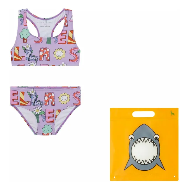 Maillot de Bain Letters | Mauve