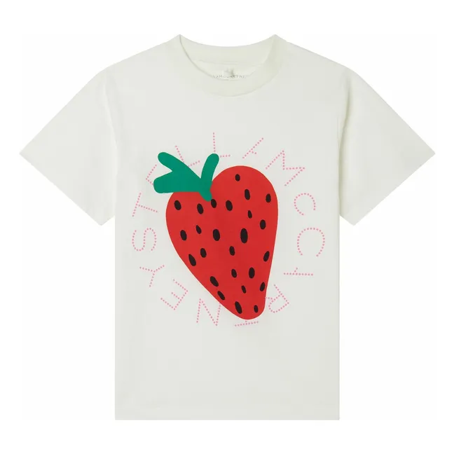 Maglietta alla fragola | Bianco
