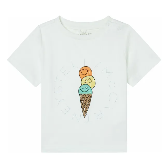 Maglietta cono gelato | Bianco