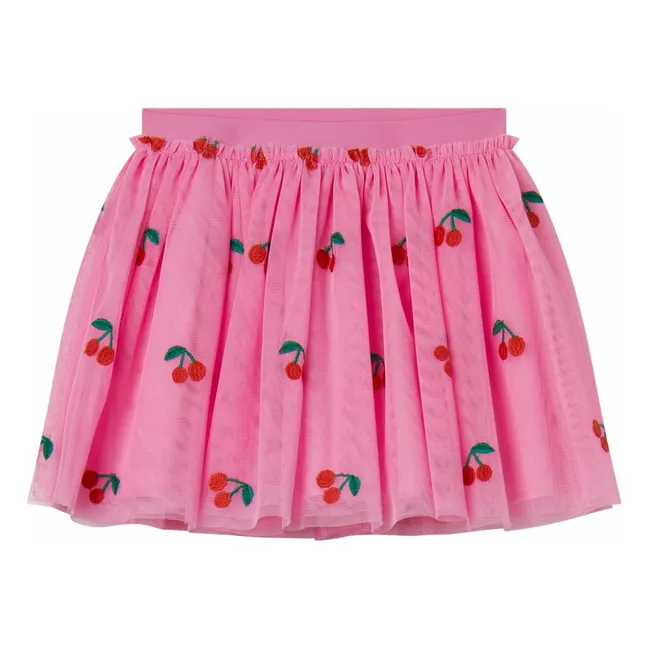 Gonna Cerises in tulle | Rosa