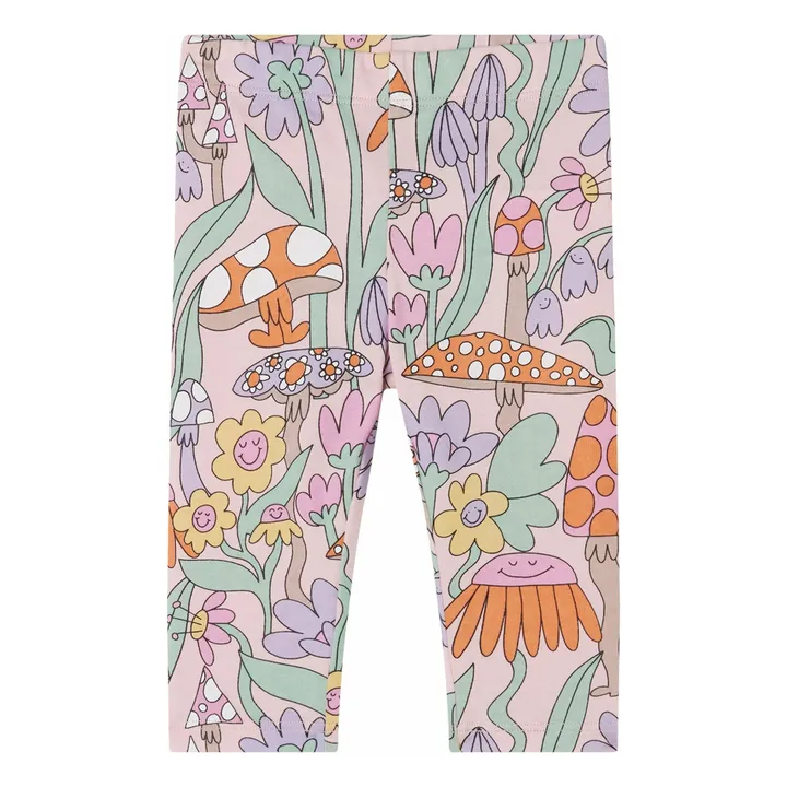 Legging Fleurs | Mauve- Image produit n°0