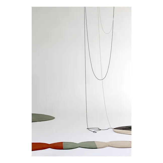 Alfombra de lana Pearls Runner 6