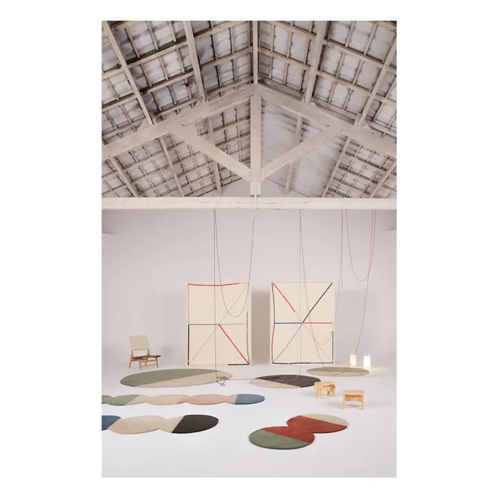 Alfombra de lana Pearls  | Verde- Imagen del producto n°3