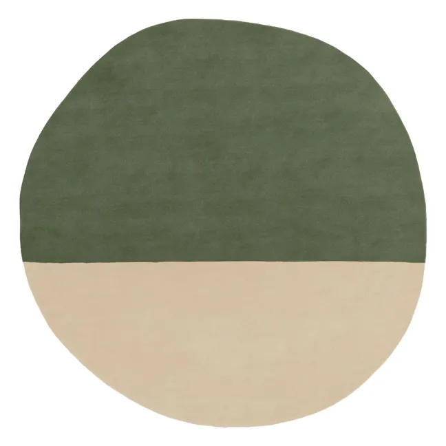Tapis en laine Pearls  | Vert