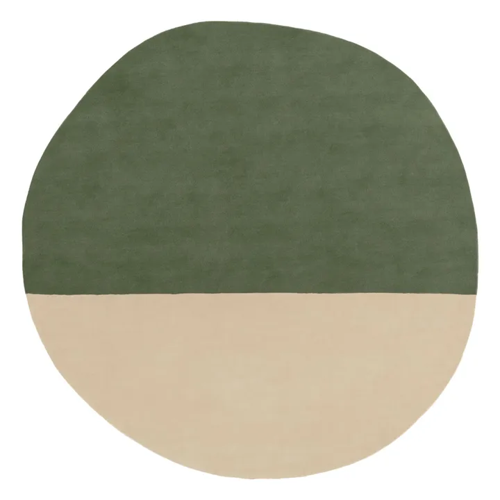 Alfombra de lana Pearls  | Verde- Imagen del producto n°0