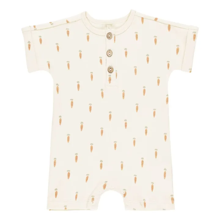 Combishort Manches Courtes  | Ecru- Image produit n°0