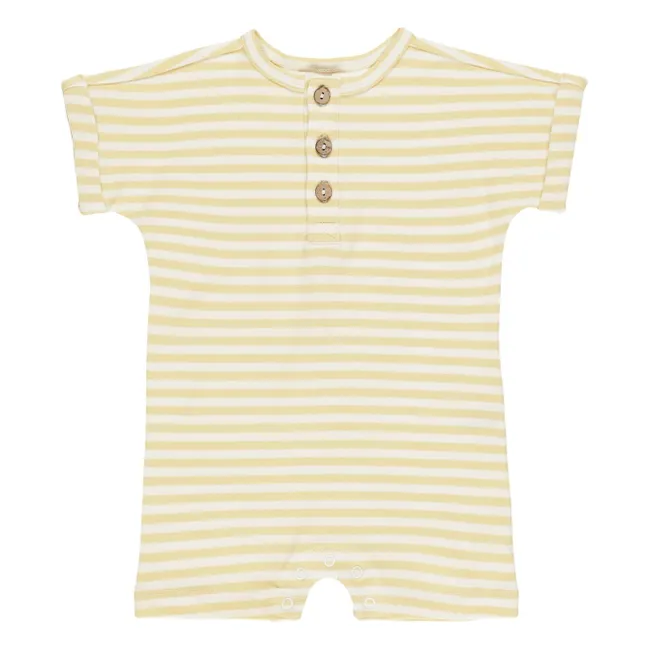 Combishort Manches Courtes  | Jaune