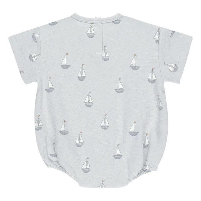 Sailboat romper | Grey blue