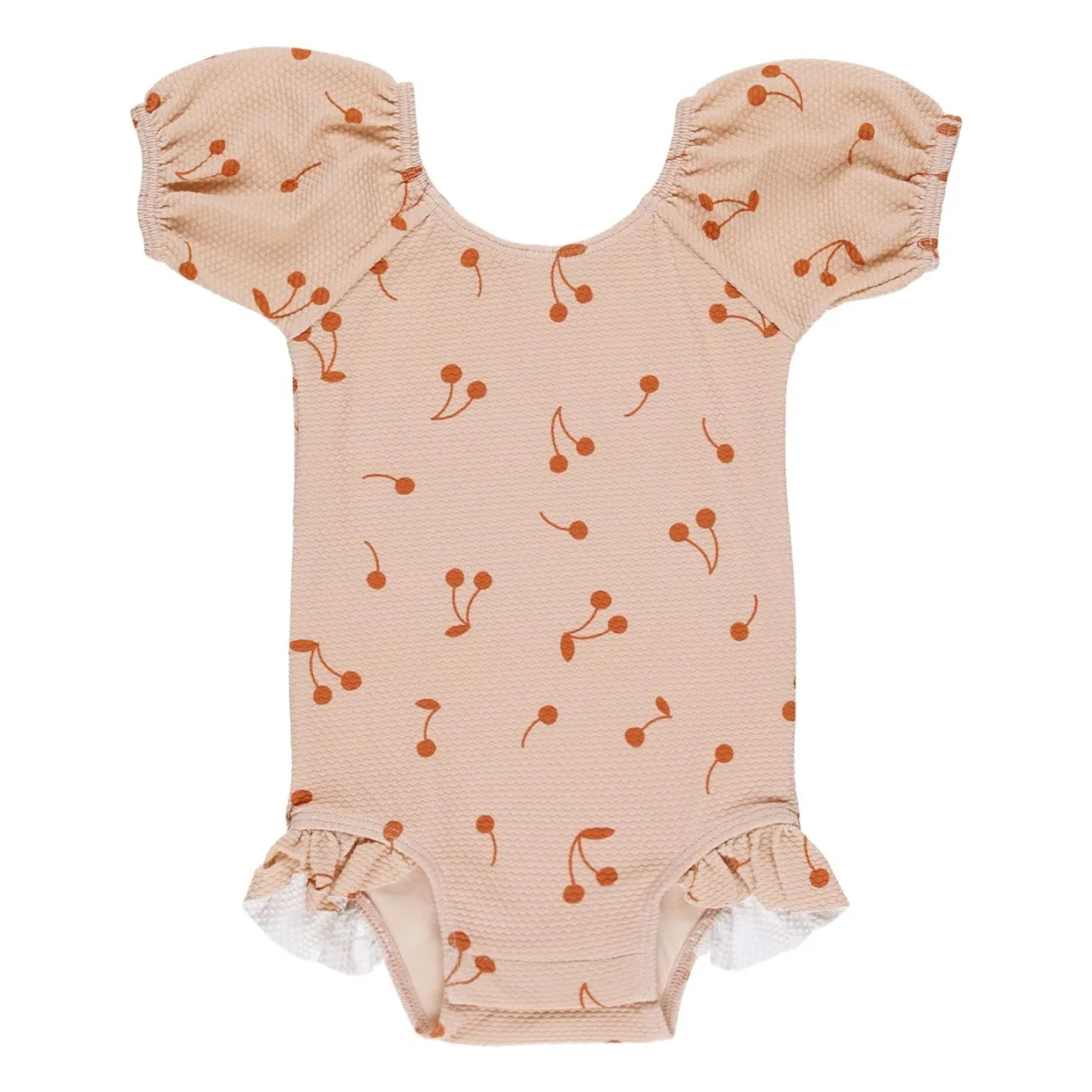Quincy Mae Pale Pink Maillot De Bain Cerises Catalina
