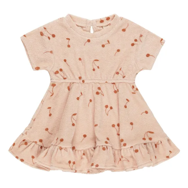 Terry terry dress | Pale Pink