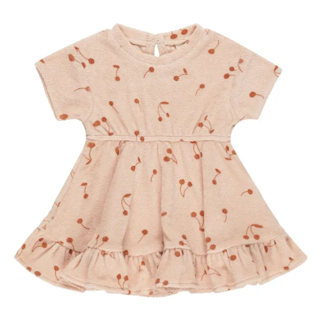 Vestido de rizo | Rosa Pálido