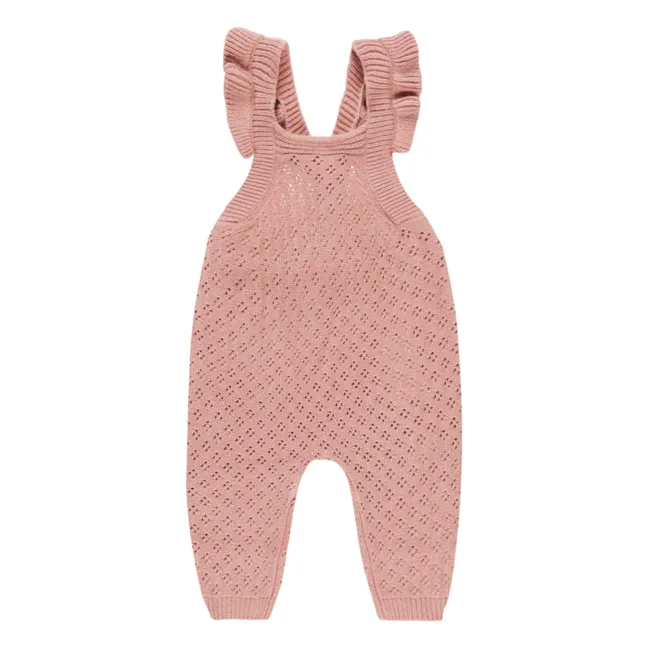 Knitted overalls | Dusty Pink