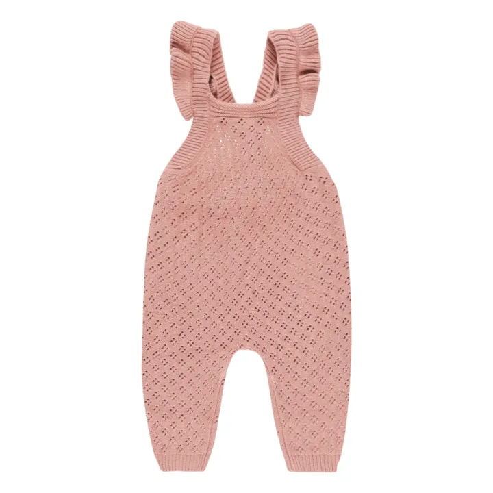 Salopette Maille | Vieux Rose- Image produit n°0