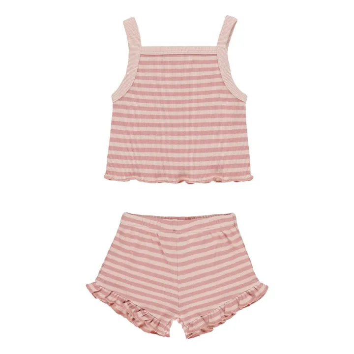 Ensemble Top et Short Evie | Rose- Image produit n°0