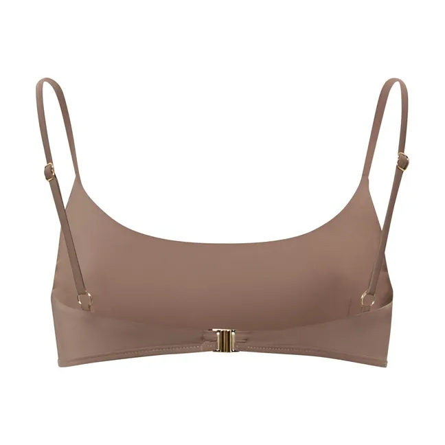 Bralette Bikini Top | Frosted brown